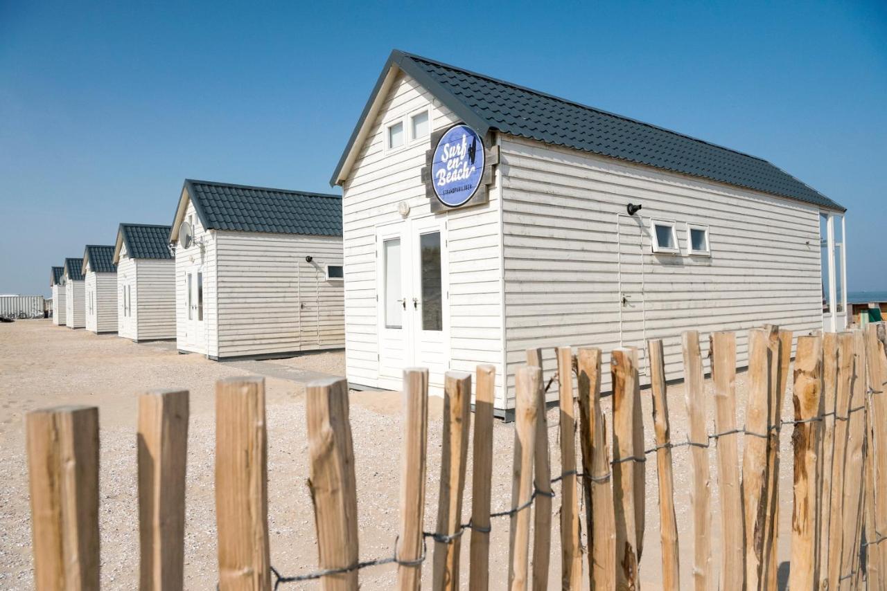 Surf En Beach Strandhuisjes Katwijk aan Zee Eksteriør bilde